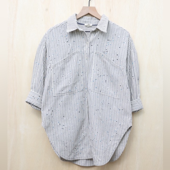 Pilcro Studio Smock Buttondown Shirt XS - Picture 2 of 4